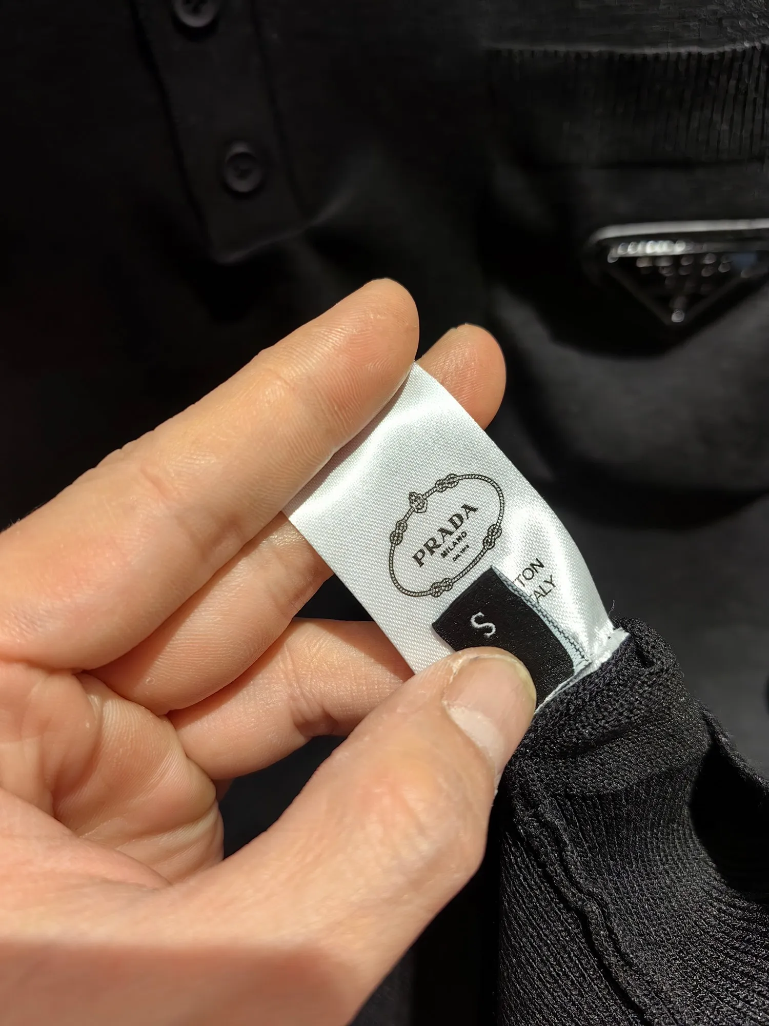 PRADA 2025/ss New Arrival polo 14 Breathable Black Sizes S M L XL